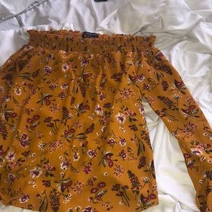 off the shoulder blouse